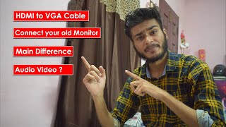 HDMI to VGA Cable How does it work  When should you buy it BhushanDroid [upl. by Leede804]