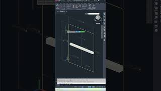 Simple model drawing in autocad using surface and parametric commands [upl. by Ellehcir]