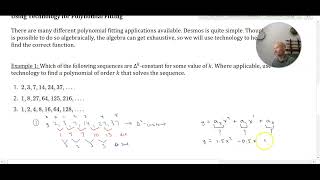 Polynomial Fitting to Solve Recurrence Relations  Part 2 [upl. by Idzik]