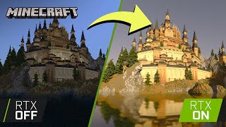 Grian amp PearlescentMoon’s Medieval MegaBase  Minecraft with RTX Build Challenge [upl. by Rist816]