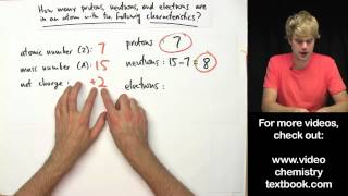 Practice Problems Net Charge Mass Number Atomic Number [upl. by Caddric245]