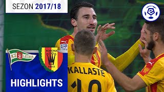 Lechia Gdańsk  Korona Kielce 05  SKRÓT  Ekstraklasa 201718  14 Kolejka [upl. by Henghold]