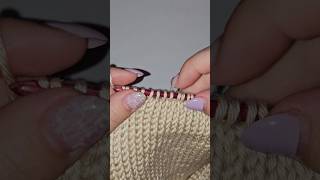 1 full minute of Tunisian crochet knit style Part 1 tunisiancrochet crochet easycrochet [upl. by Odlaner]