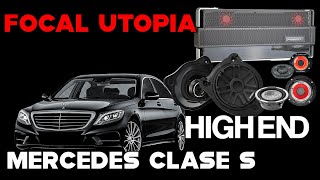 MERCEDES CLASE S HIGH END FOCAL UTOPIA MOSCONI PRO 830 DSP ETON AUDIO COMPONENT [upl. by Harobed316]