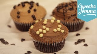 How to make Perfect Chocolate Buttercream  Cupcake Jemma [upl. by Oivat385]