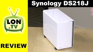 Synology DS218J Network Attached Storage  NAS Review  Entry Level Synology [upl. by Euqilegna]