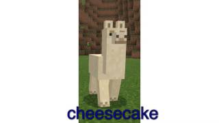 THE LLAMA SONG IN MINECRAFT WARNING this video is completely insane and pointless  Random [upl. by Hilliary281]