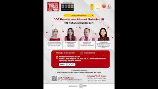 Sesi Penutup  Seminar 100 Alumni Notariat UI [upl. by Zawde]