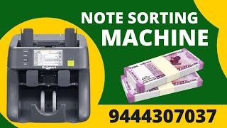 note sorting machine 11 pocket CS1000T KUSTERS India 9444307037 [upl. by Aikemit682]