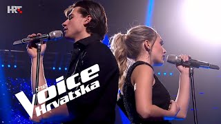 Albina vs Filip  “Lovely”  Dvoboj  The Voice Hrvatska  Sezona 3 [upl. by Eipper359]