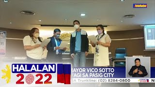 Reelectionist Mayor Vico Sotto idineklarang wagi sa Pasig City  HALALAN 2022 10 May 2022 [upl. by Leahcimauhsoj76]