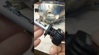 How to install the led headlights H4 headlight johnnyscarbon ledlights [upl. by Treacy580]