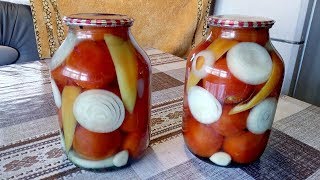 Вкусные маринованные Помидоры с Луком по старинному бабушкиному рецепту [upl. by Risteau925]