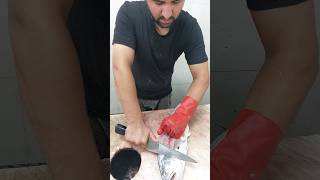 Professional fish skinning and slicing fishcuting [upl. by Elfrida]