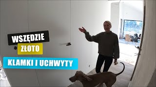 Złote klamki i złote uchwyty Montaż klamek w drzwiach ukrytych [upl. by Kemp294]