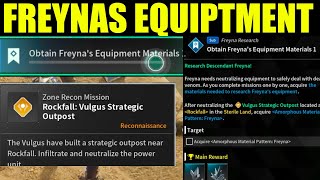 How to Aquire Amorphous Material Pattern Freyna  The first descendant Obtain Freynas Equipment [upl. by Anovad140]