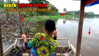 KAGET SERANGAN IKAN MONSTER INI MEMBUAT REEL KU MENJERIT [upl. by Arbma973]