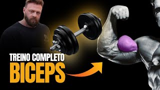 4 MELHORES EXERCICIOS PARA BICEPS COM HALTERES [upl. by Noid]