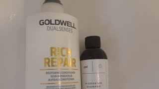 Shampoo with Cel Microstem Shampoo amp Goldwell Rich Repair Conditioner [upl. by Cyndie]