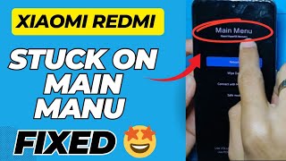 How To Fix Redmi Struck On Main Manu  Stuck On MIUI Recovery Mode  redminote11proplus5g [upl. by Nellir]