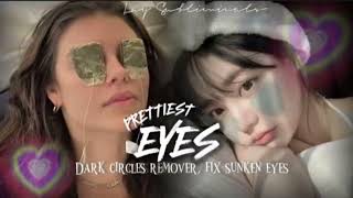 PRETTIEST EYES ✦ dark circles remover fix hollow and sunken eyes midface projection [upl. by Anialam898]