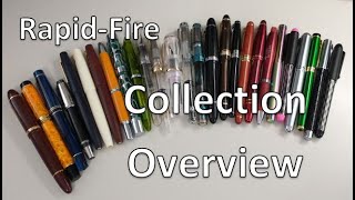 Fountain Pen Collection Overview [upl. by Ramhaj945]