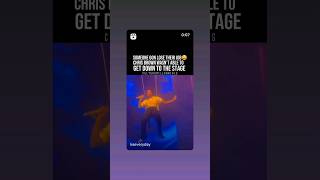 Chris Brown Stuck in Air 🤣 shorts viral trending shortvideo shortsvideo funny funnyvideo [upl. by Noryahs]