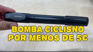 BOMBA HINCHADO CICLISMO COMO CAMBIAR DE VÁLVULA 6 BARES decathlon ciclismo bicicleta mtb btt [upl. by Linder]