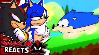 Sonic amp Shadow REACT To SCIENTIFICALLY ACCURATE ™ SONIC THE HEDGEHOG [upl. by Simona125]