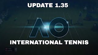 Lets Play  AO International Tennis  Update 135 [upl. by Arriet]