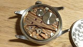 ASU MARIN swiss 1950s watch with AS1130 movement 17 jewels version [upl. by Cynthia]