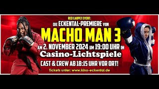 Filmpremiere von quotMacho Man 3quot in Eckentaler Kino [upl. by Havot]