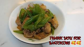 How to cook chicken with green chili [upl. by Alyahc938]