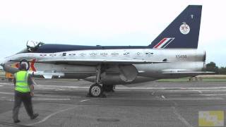 Cranfield Lightning  T5  XS458 1st Thunder Run 6 August 2011 [upl. by Groot638]