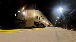 Amtraks California Zephyr arriving in Helper Utah train utah railway fyp long LF [upl. by Elleinnod]