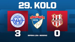 TELEOPTIK  SINĐELIĆ Srpska Liga Beograd 29 Kolo [upl. by Lisetta]