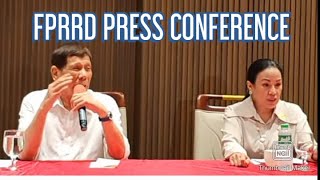 PRRD PRES CONFERENCE AFTER SENATE HEARING [upl. by Kola961]