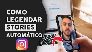 INSTAGRAM  Como colocar LEGENDA NOS STORIES [upl. by Ynhoj]