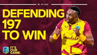 Defending 197 Runs To Win T20  West Indies vs Australia 2021 [upl. by Oivaf]