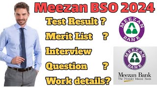 Meezan bank bso batch 2024 Results merit and interview [upl. by Amre799]