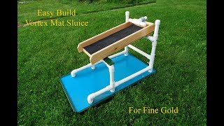 EASY BUILD FINE GOLD SLUICE [upl. by Sidnak830]