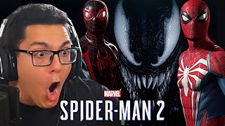 MARVELS SPIDERMAN 2  REVEAL TRAILER REACTION [upl. by Nelrac]