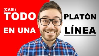 El SÍMIL de la LÍNEA de PLATÓN 🤓 Aprende FÁCIL  Filosofía Antigua [upl. by Laekim]