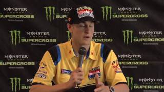 Supercross  Las Vegas 2010  Ryan Dungey Press Conference [upl. by Lac]