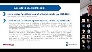 Capacitación Contribución Parafiscal para la promoción del Turismo  FONTUR [upl. by Banks]