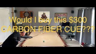 Would I buy this 300 Carbon Fiber Cue The JFlowers JF1010F Carbon Fiber Cue Review [upl. by Kayle389]