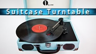 Portable Suitcase Vintage Turntable Review [upl. by Lehet]