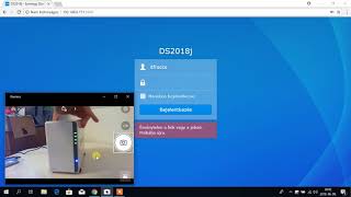 DiskStation DS218j jelszó reset  ITFroccshu [upl. by Auqinaj]