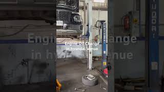 Engine oil change in hyundai Venue  shorts hyundai venue [upl. by Barbette404]