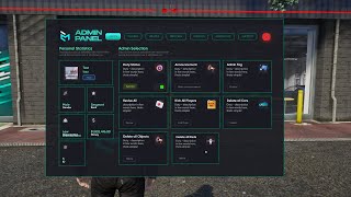 FiveM Advance Admin Menu For QB amp ESX Servers Open Source [upl. by Amasa]